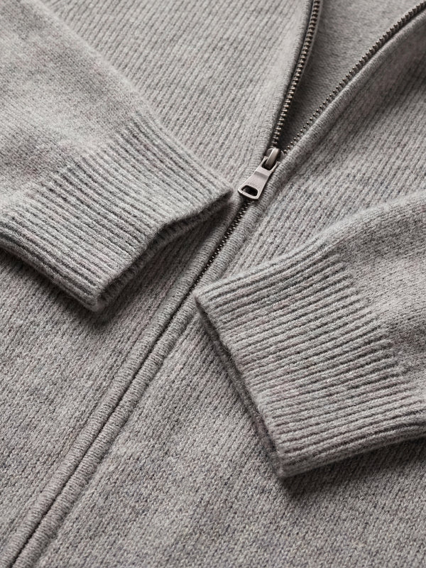 Cortina Knit Hoodie Grey