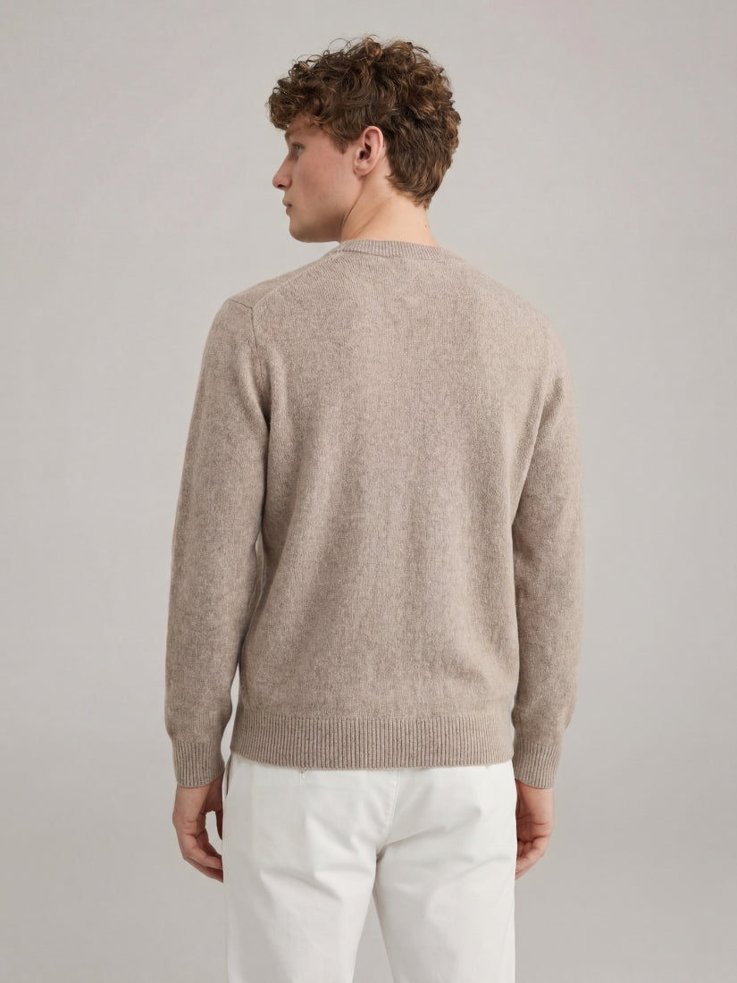 Laurenti cashmere crewneck Beige