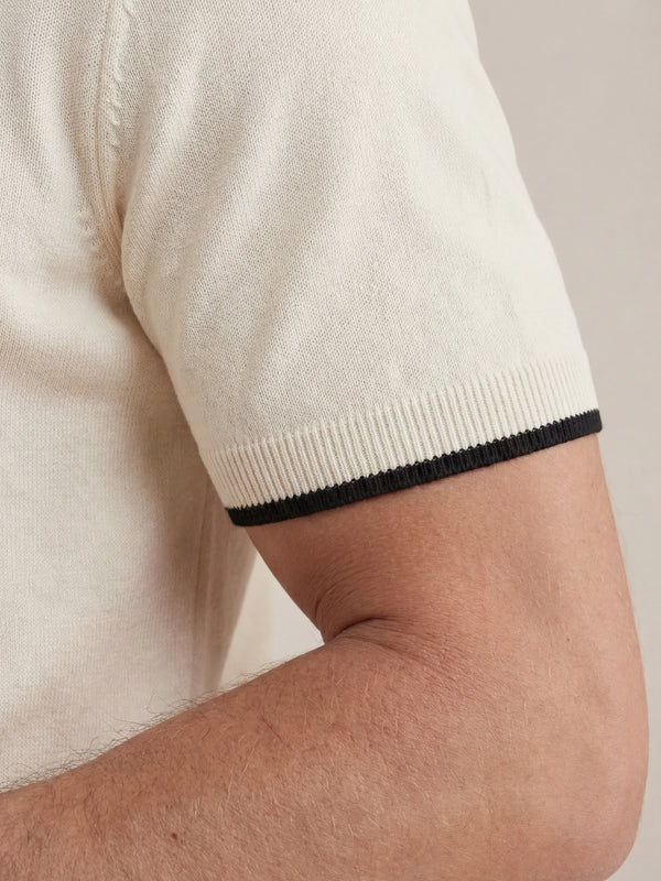 Paraggi Knit Polo Beige