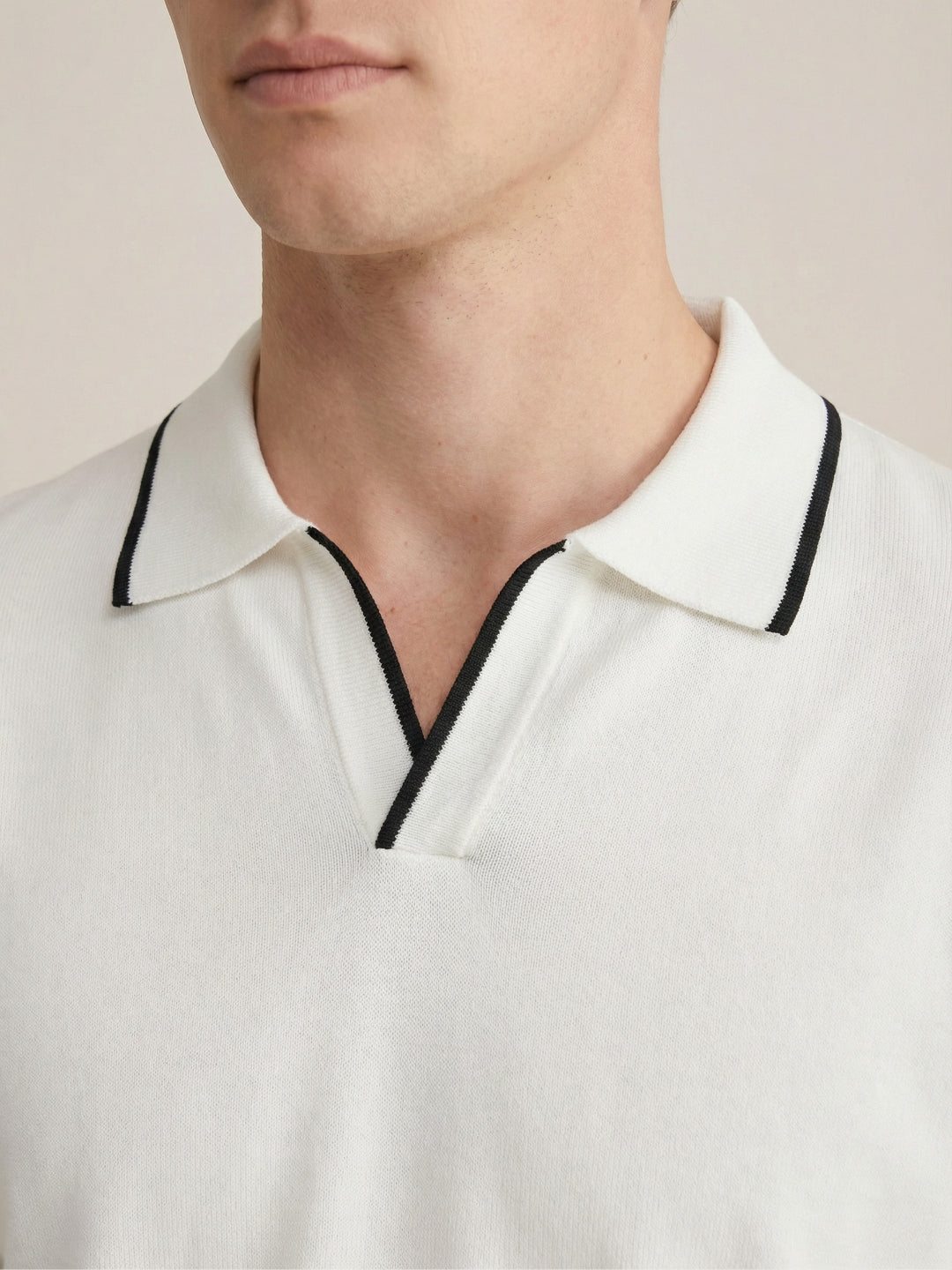 Paraggi Knit Polo White