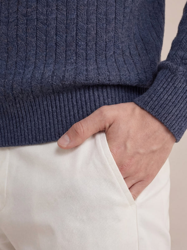 Milano Knit Polo Navy