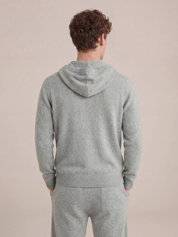Ziamore Hooded Cashmere Set Grey