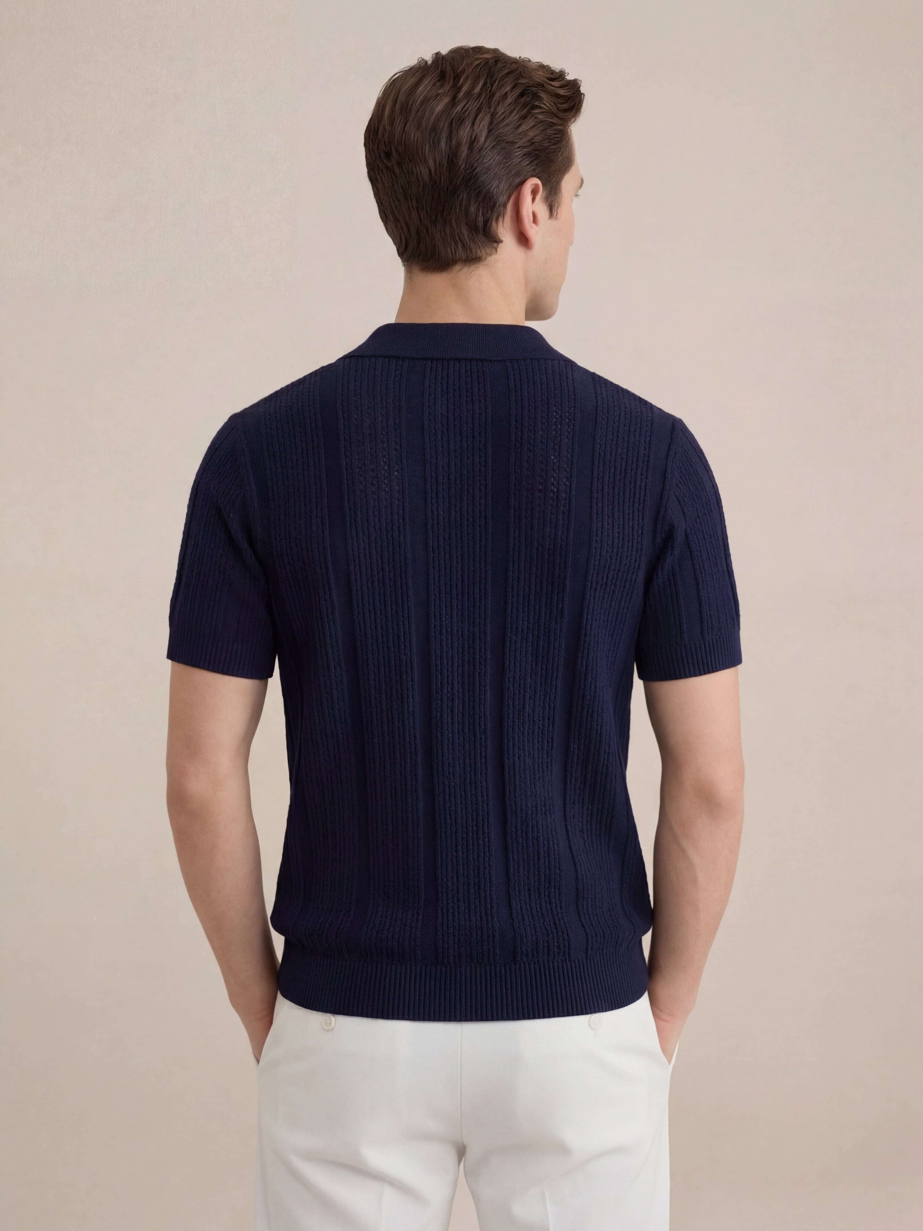 Siracusa Cable Polo Navy