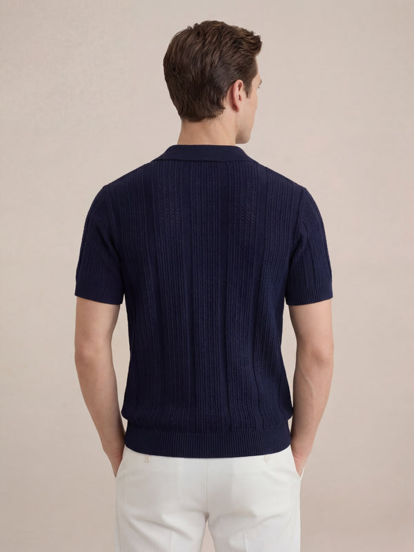 Siracusa Cable Polo Navy