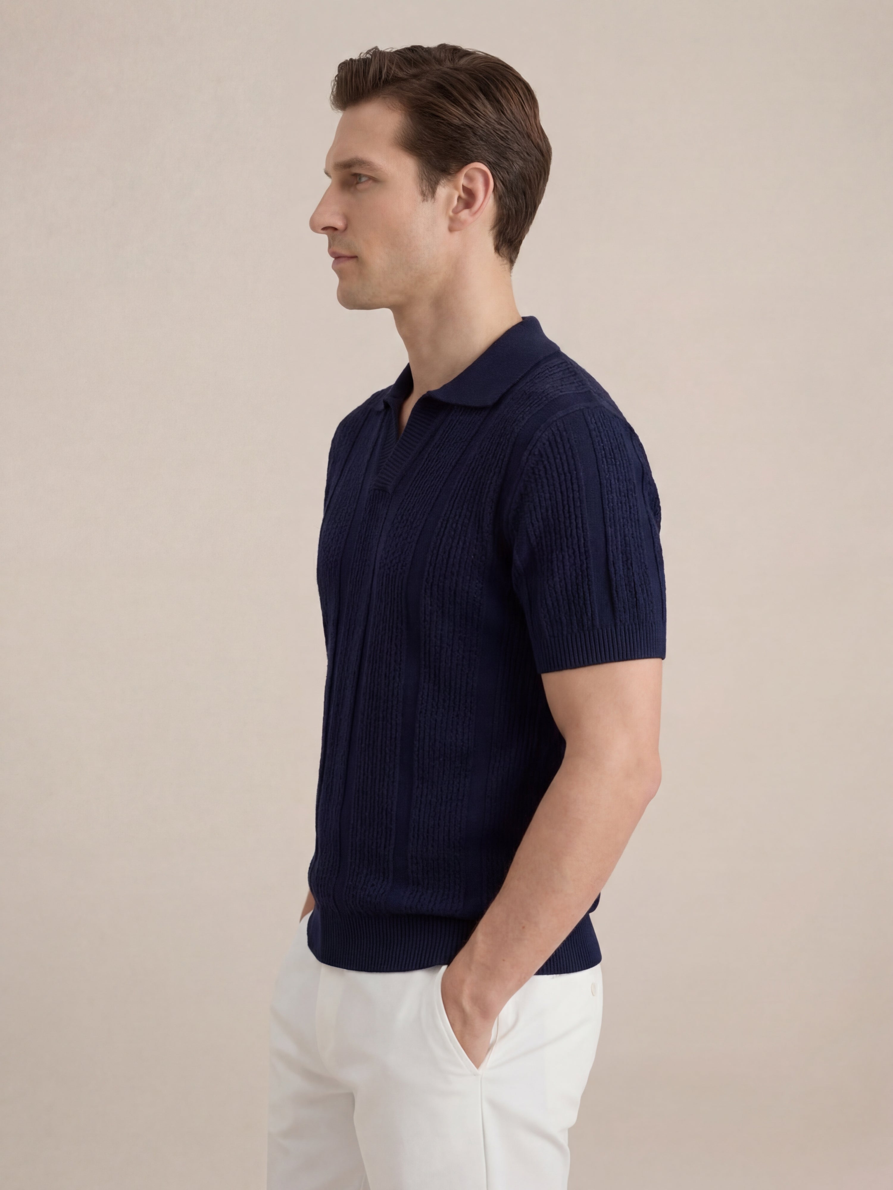 Siracusa Cable Polo Navy