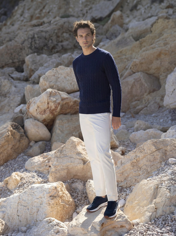 Como Cashmere Knit Navy