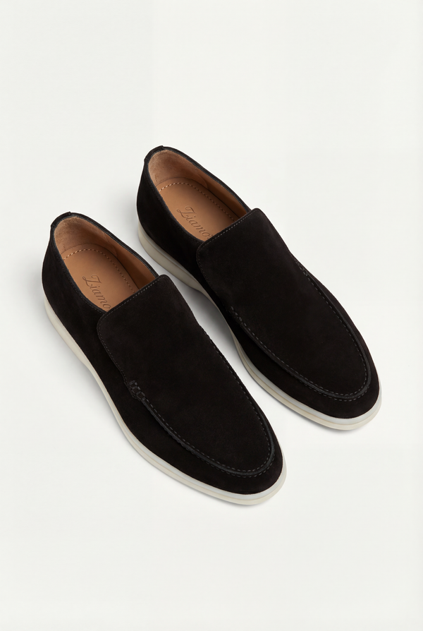 Amalfi Suede City Loafer Black