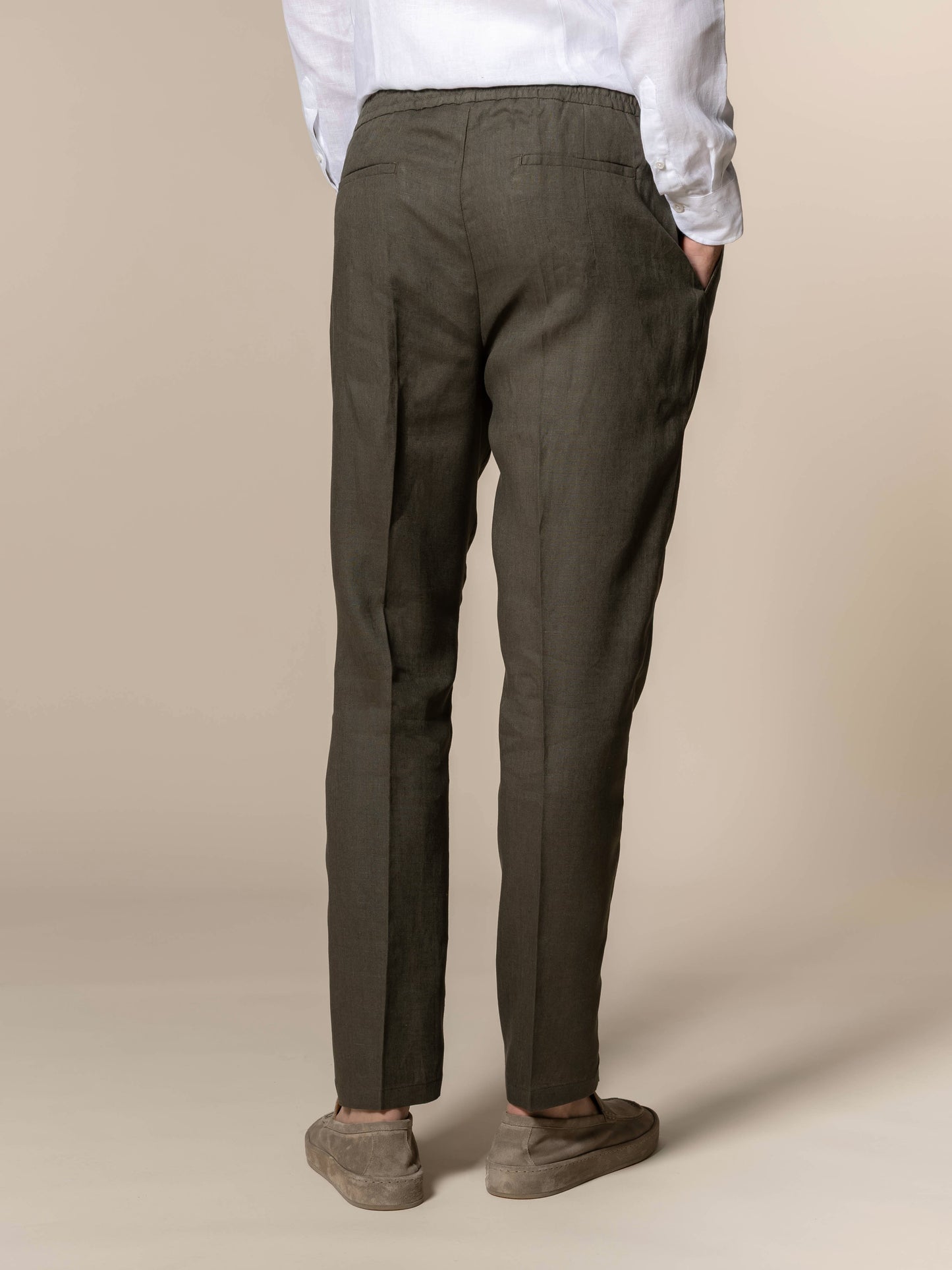 Linen Seaside Pants Olive