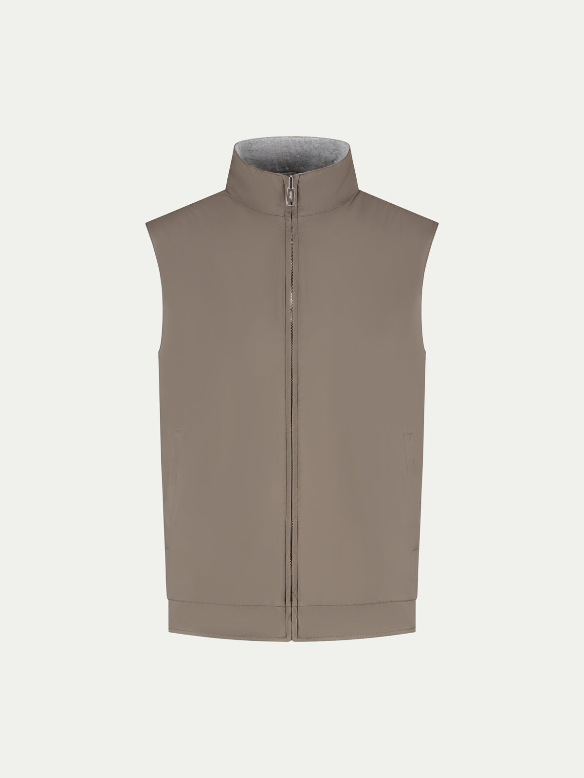 Reversible Resort Body Warmer Ash Grey