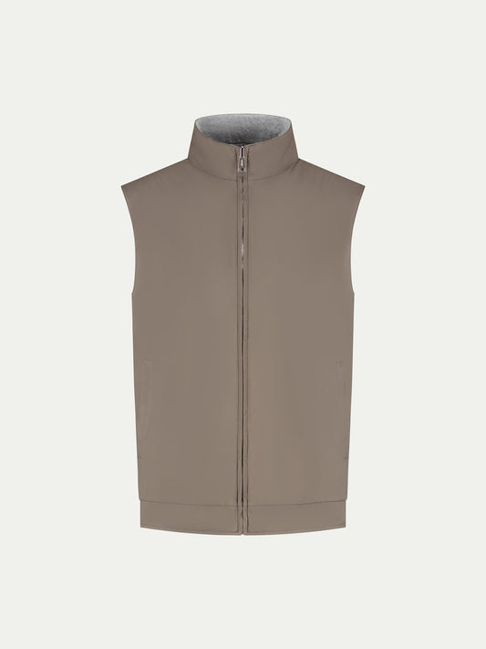 Reversible Resort Body Warmer Ash Grey