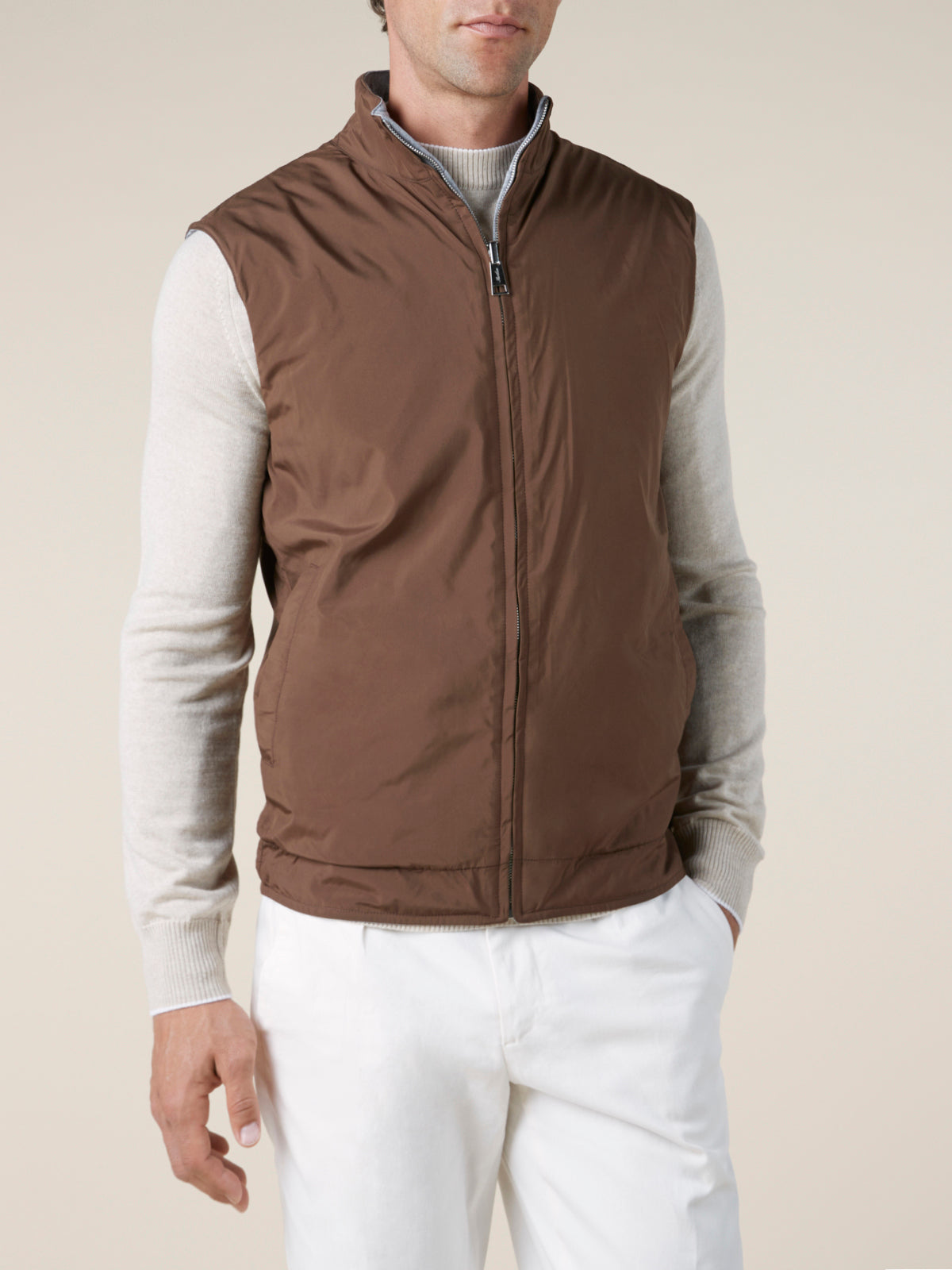 Reversible Resort Body Warmer Chocolate