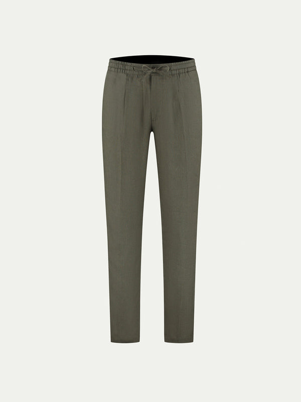 Linen Seaside Pants Olive