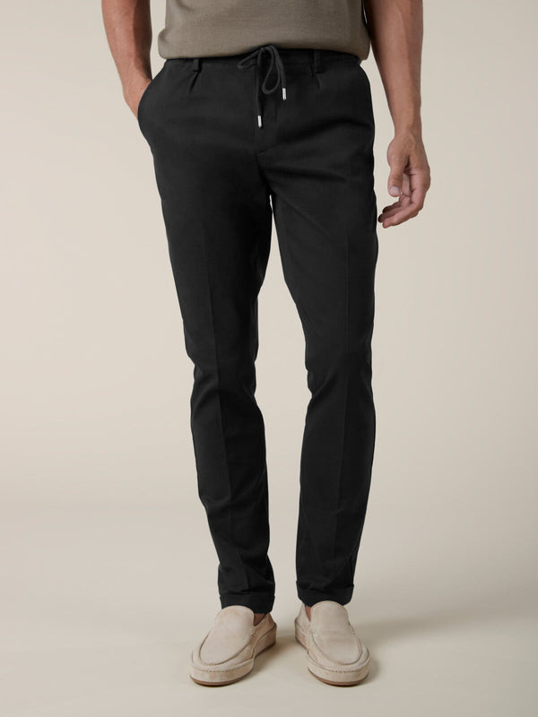 Linen Seaside Pants Black