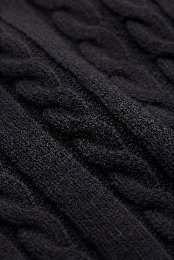 Como Cashmere Crewneck Black