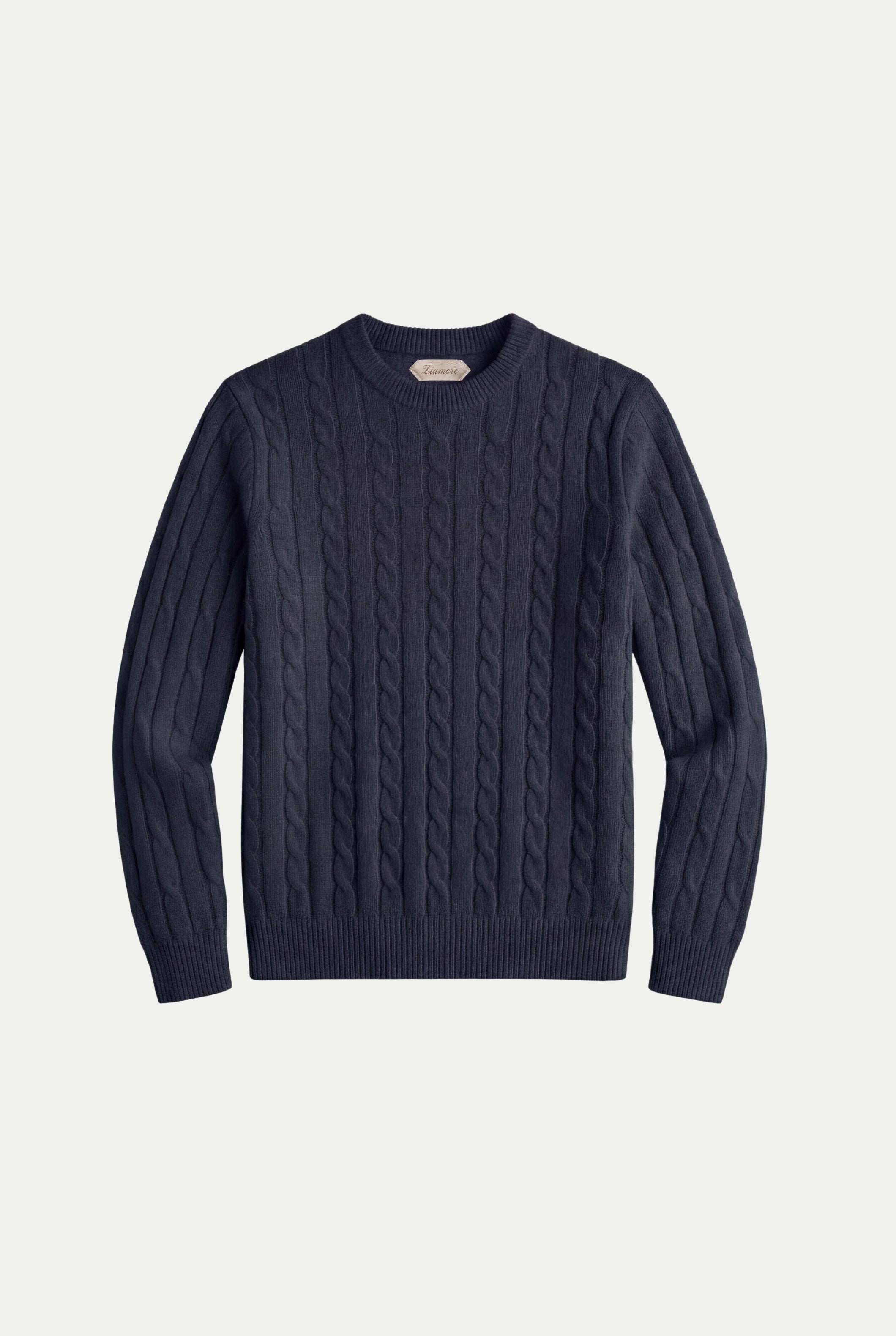 Como Cashmere Crewneck Navy