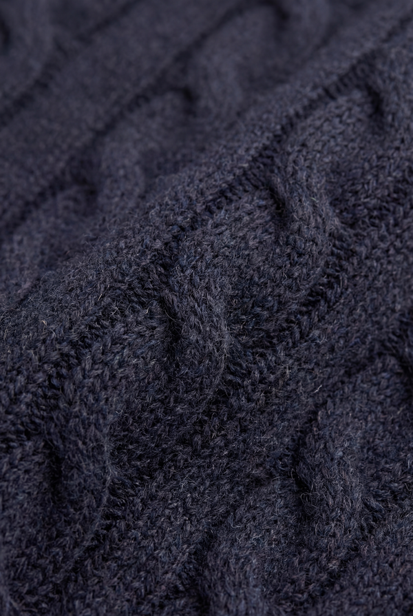 Como Cashmere Crewneck Navy