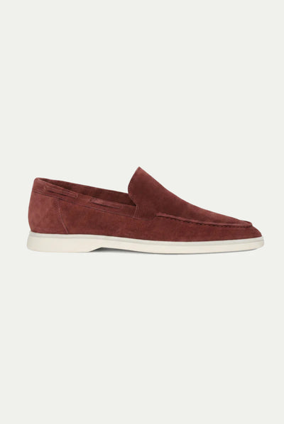 Amalfi Classic Suède Loafer Red