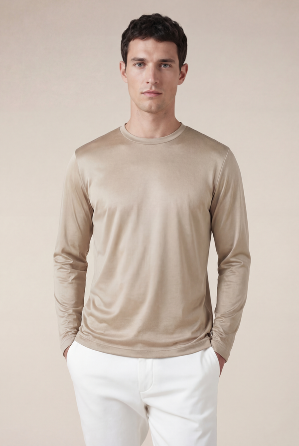 Portofino Long Sleeve Tee Beige
