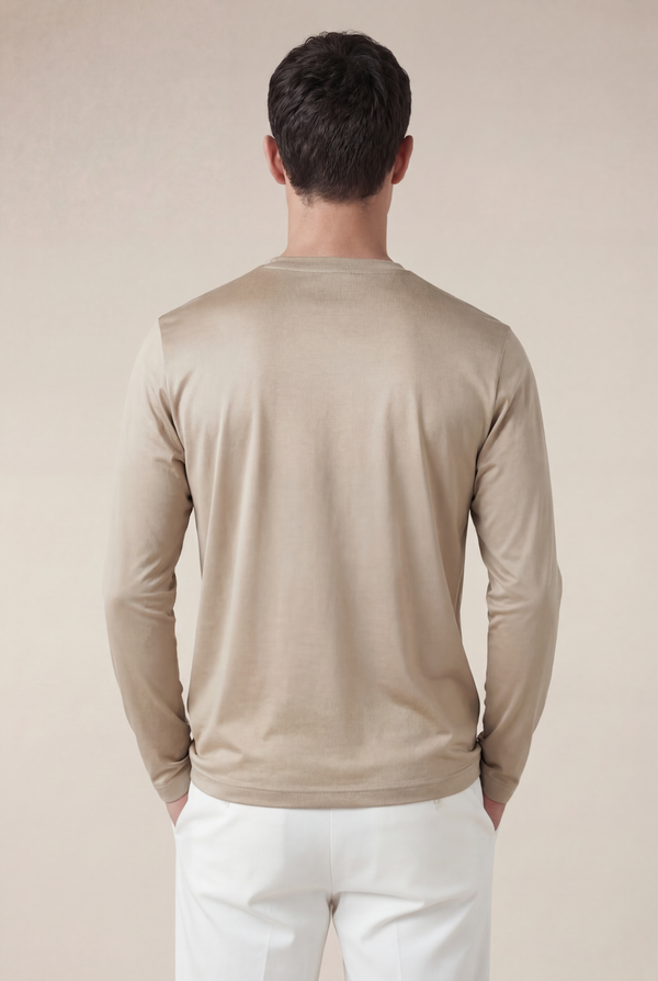 Portofino Long Sleeve Tee Beige