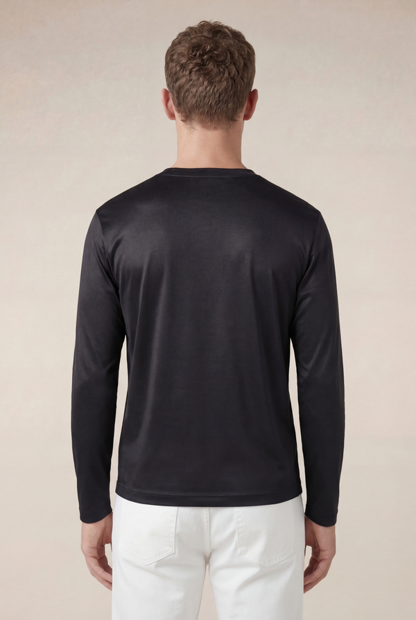 Portofino Long Sleeve Tee Black