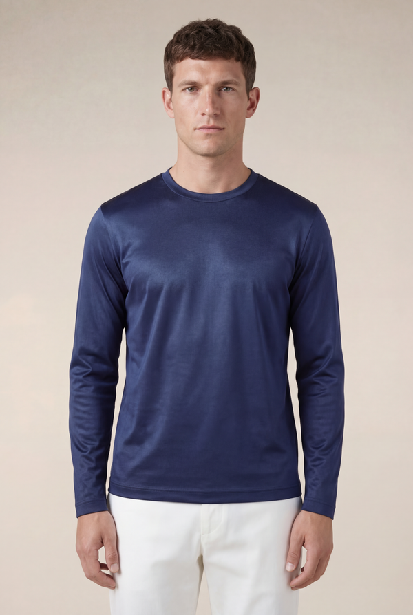 Portofino Long Sleeve Tee Navy
