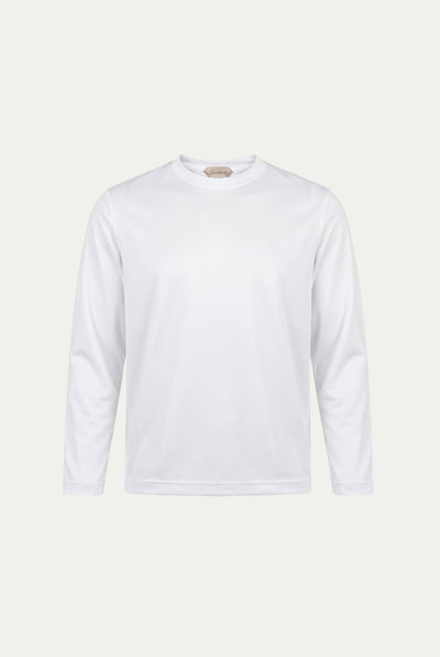 Portofino Long Sleeve Tee White