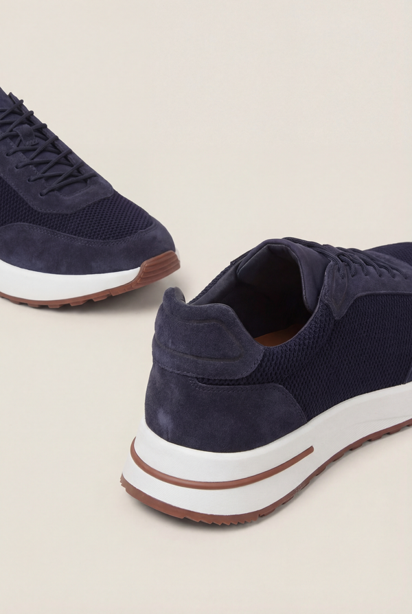 Portofino Trainer Suede Navy