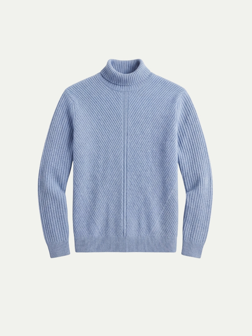 Taormina Wool Turtleneck Blue