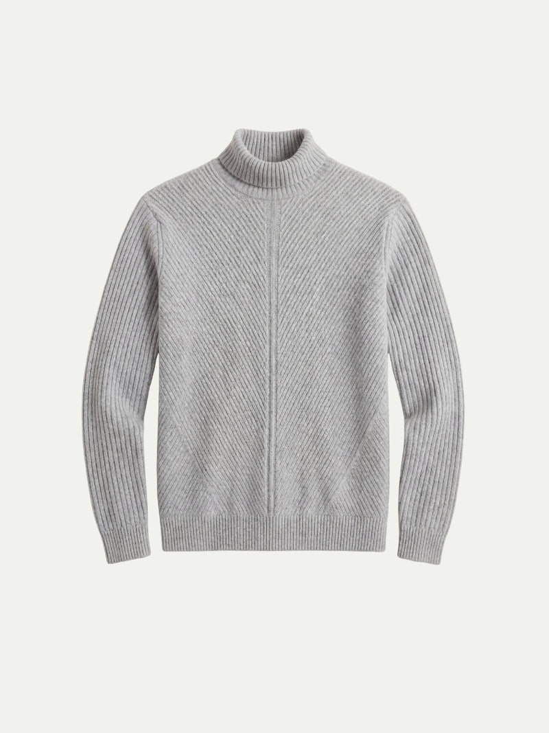 Taormina Wool Turtleneck Grey