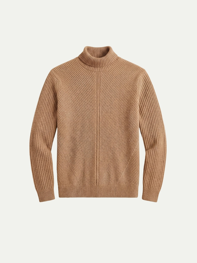 Taormina Wool Turtleneck Camel