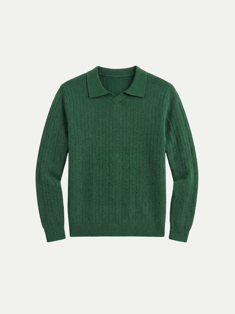 Milano Knit Polo Green