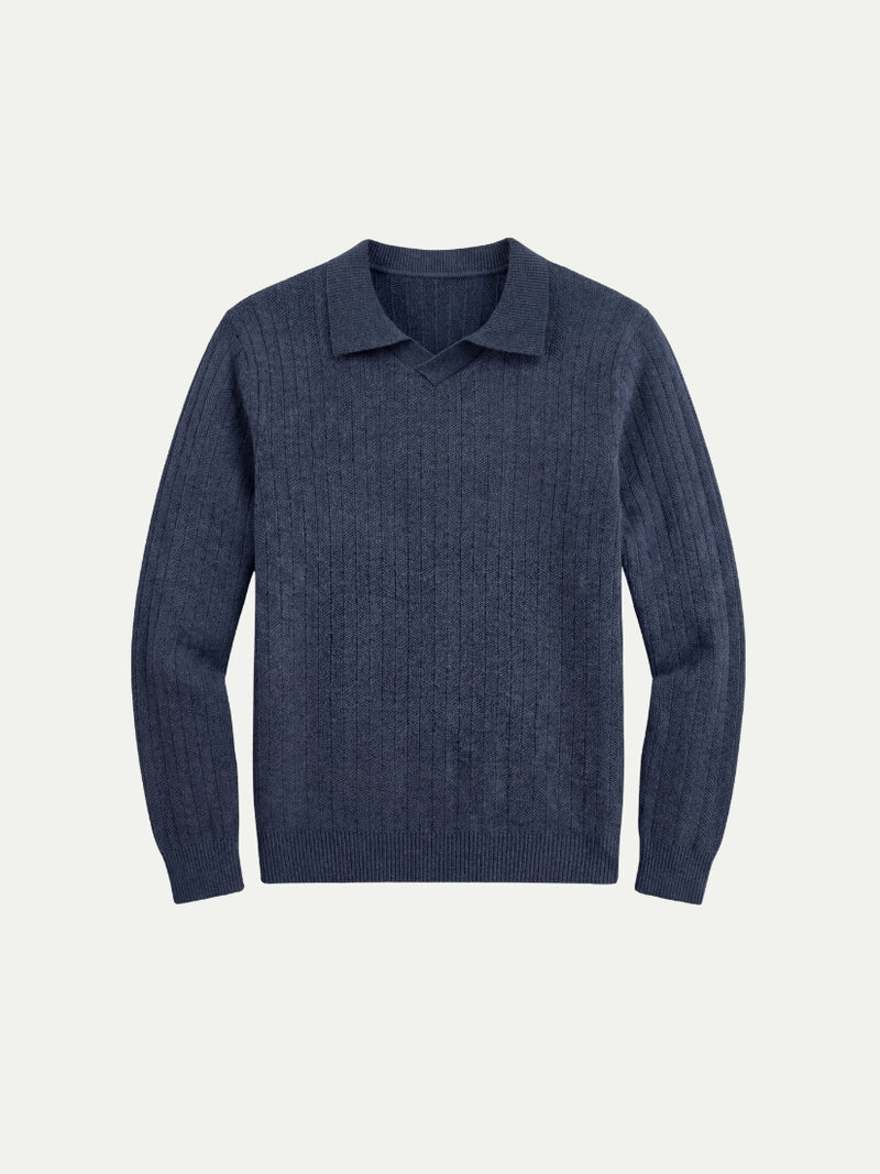 Milano Knit Polo Navy