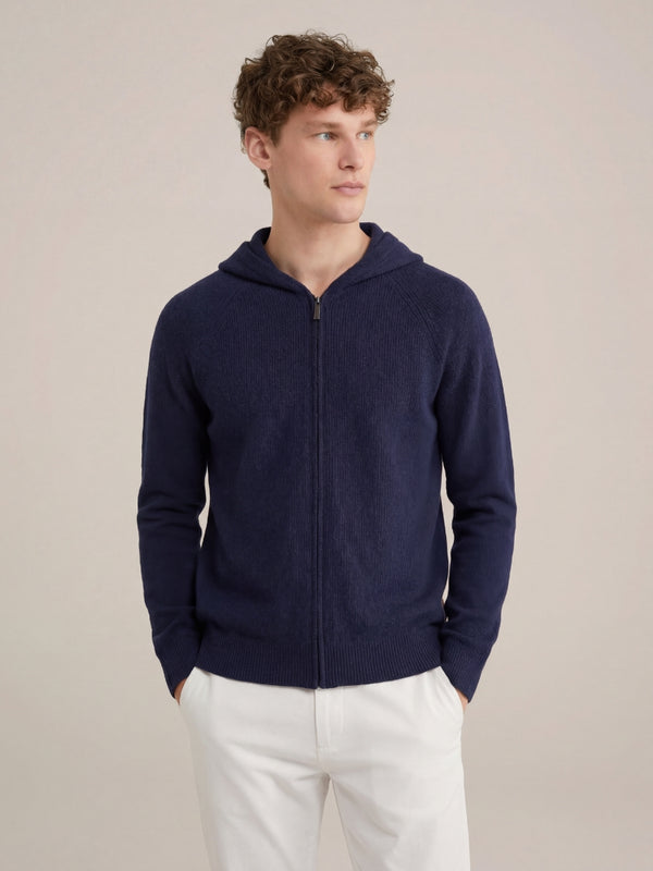 Cortina Knit Hoodie Navy