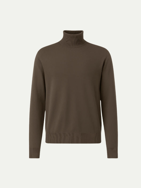 Eterna Cashmere Rollneck Olive Green