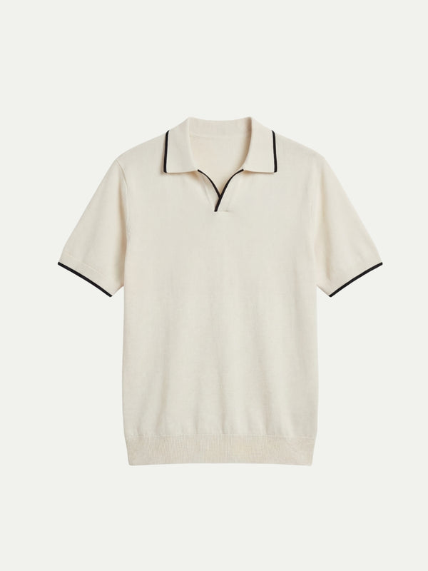 Paraggi Knit Polo Beige