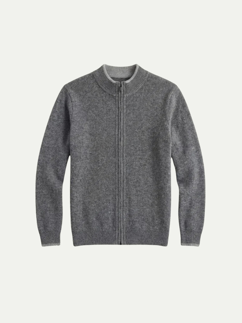 Bellagio Full-Zip Knit Grey