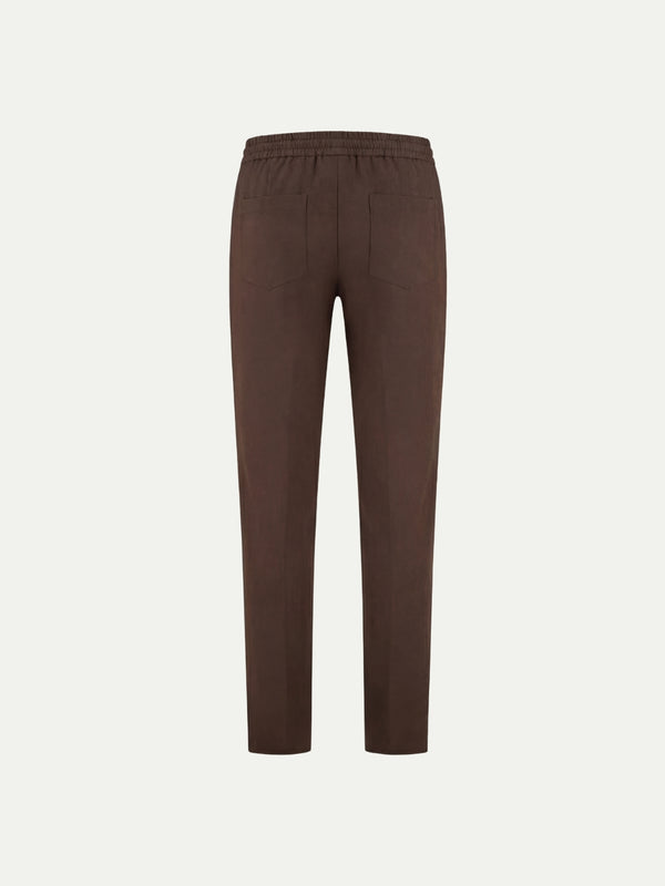 Linen Seaside Pants Chocolate
