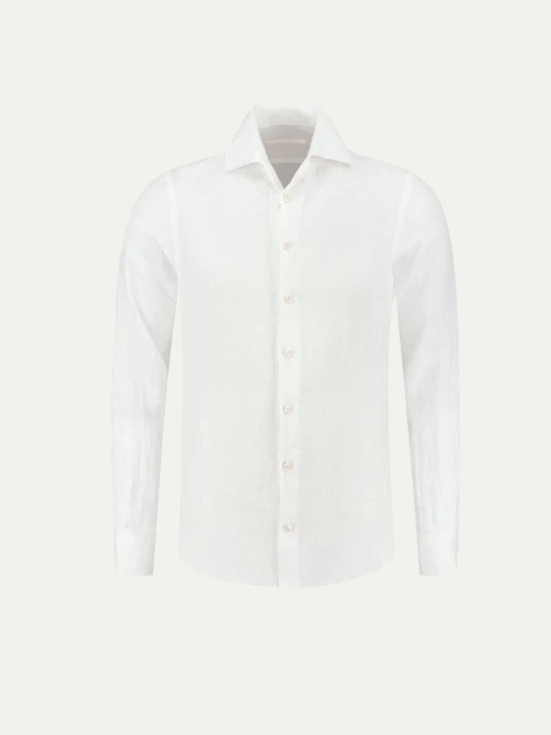 Linen Seaside Shirt White