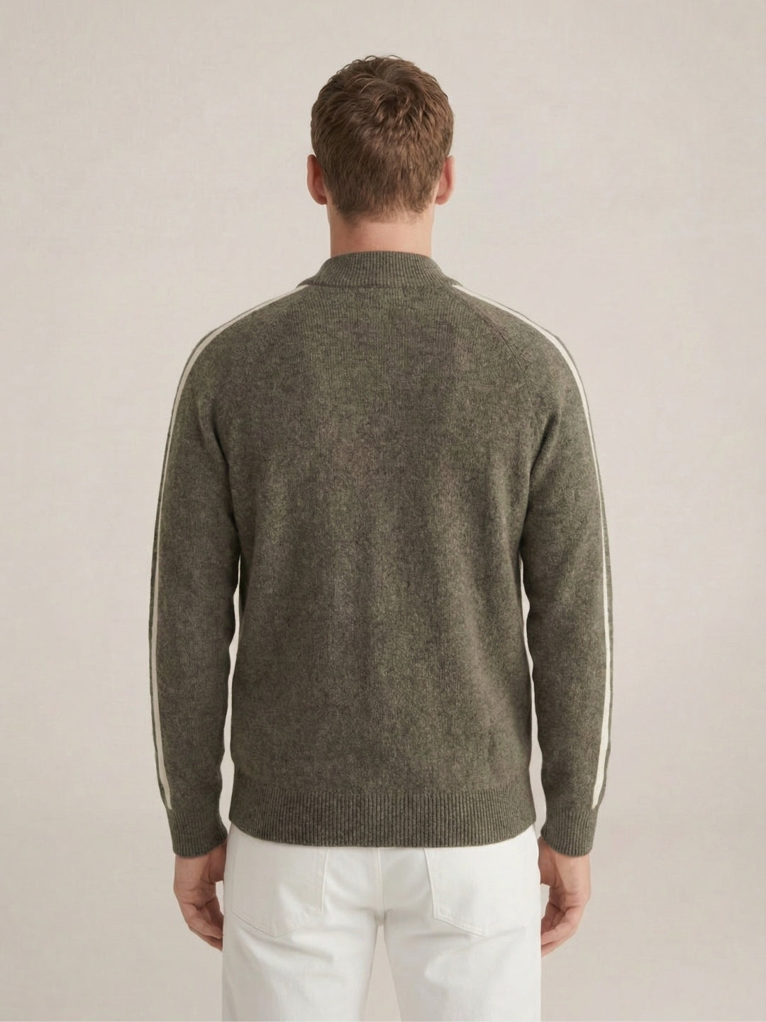 Monza Full-Zip Knit Green