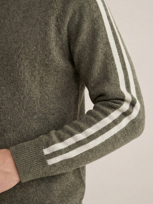 Monza Full-Zip Knit Green