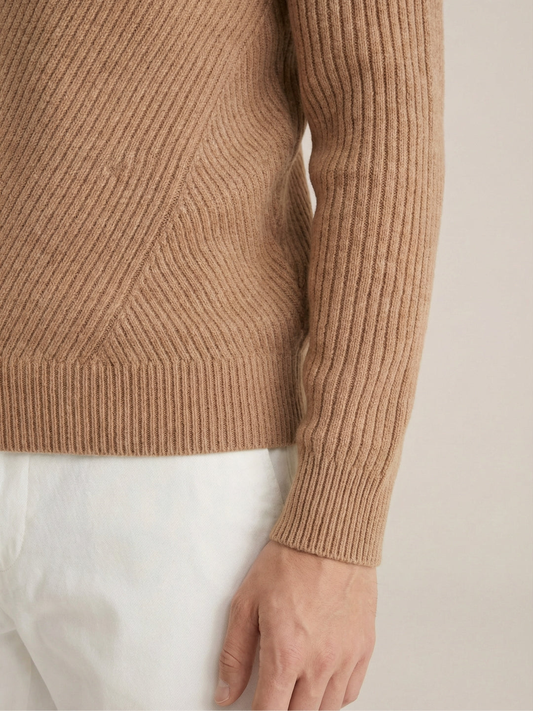 Taormina Wool Turtleneck Camel
