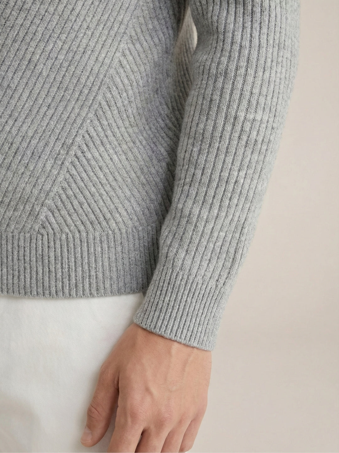 Taormina Wool Turtleneck Grey