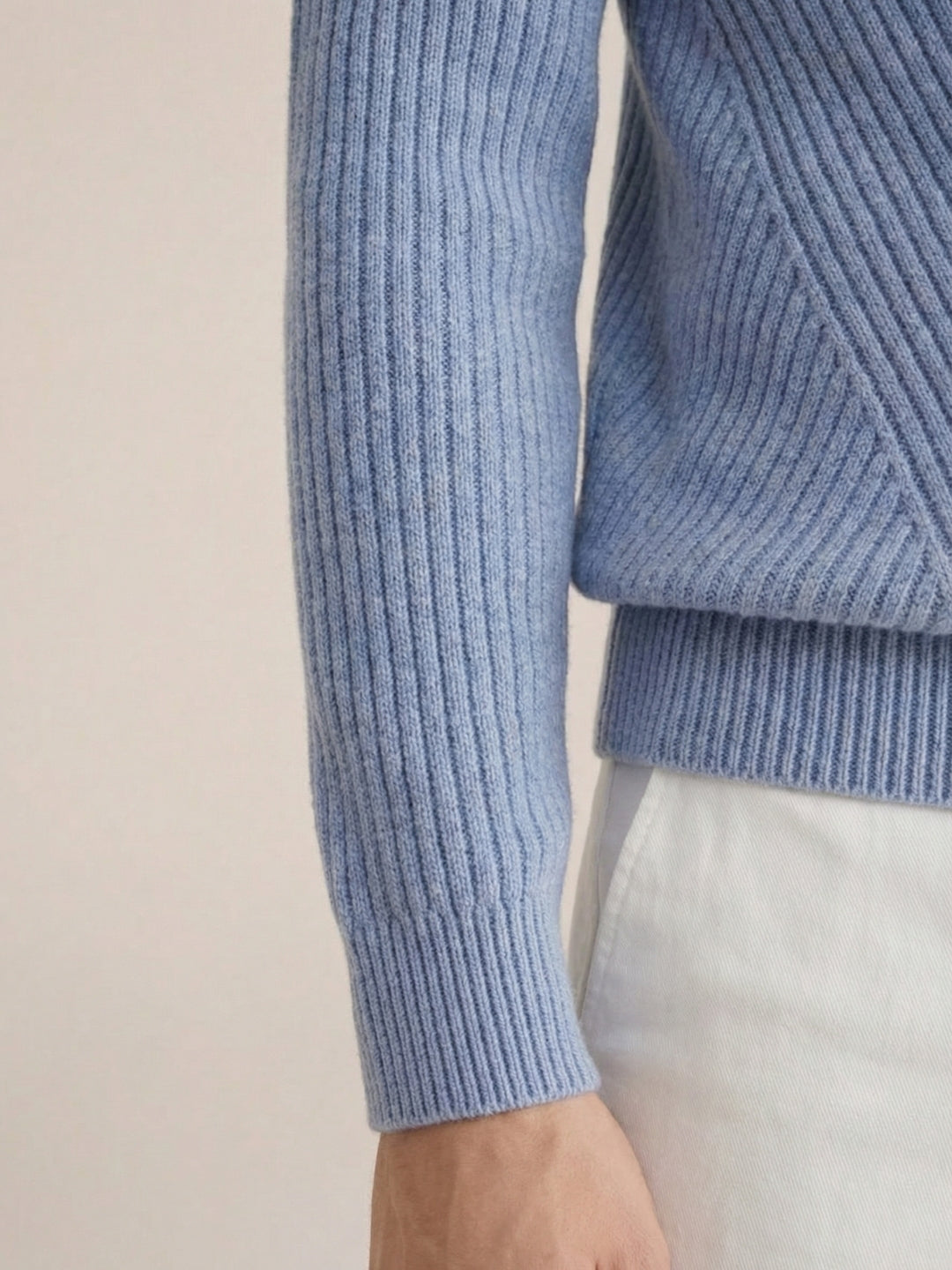 Taormina Wool Turtleneck Blue