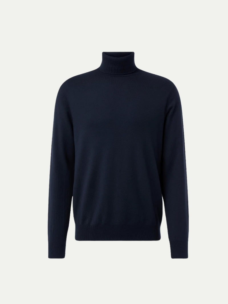 Eterna Cashmere Rollneck Navy Blue