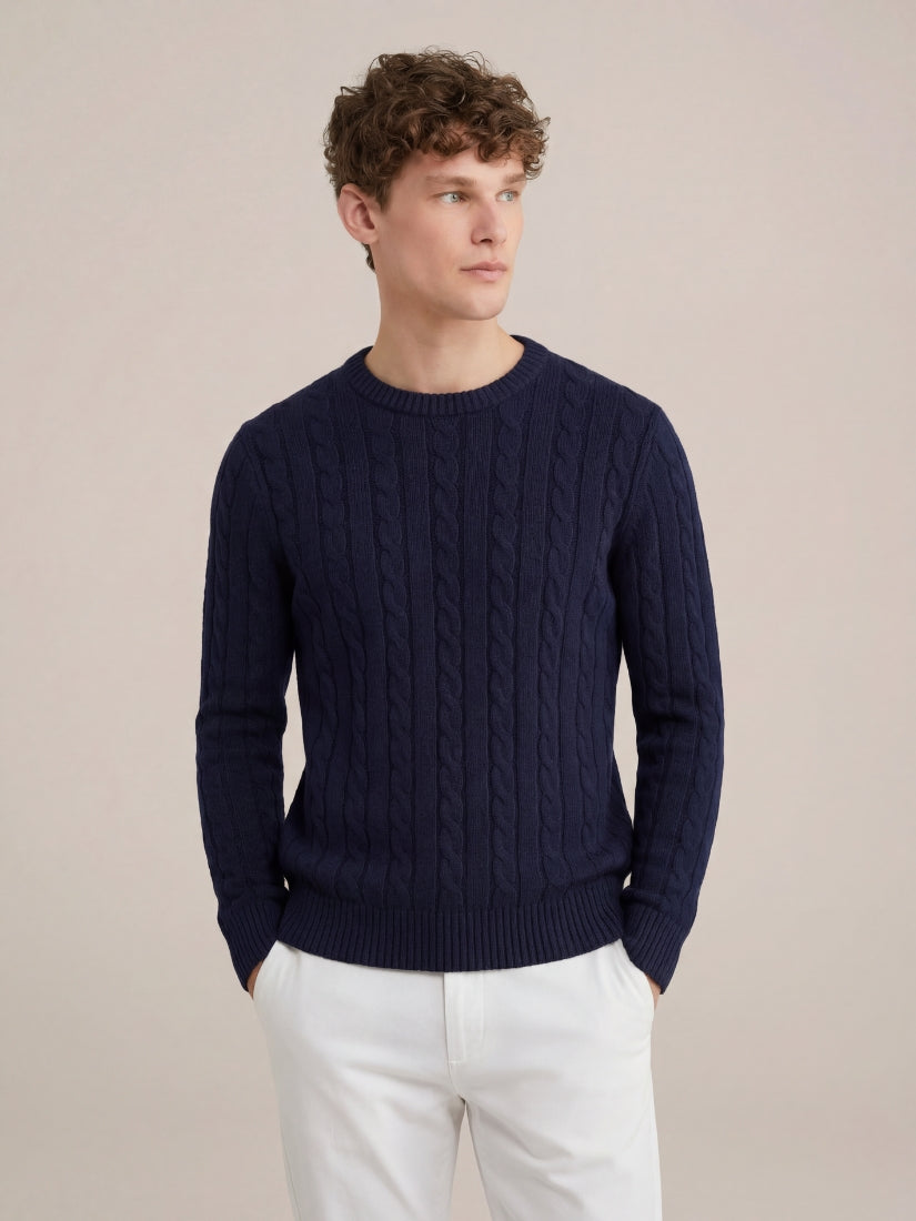 Como Cashmere Knit Navy