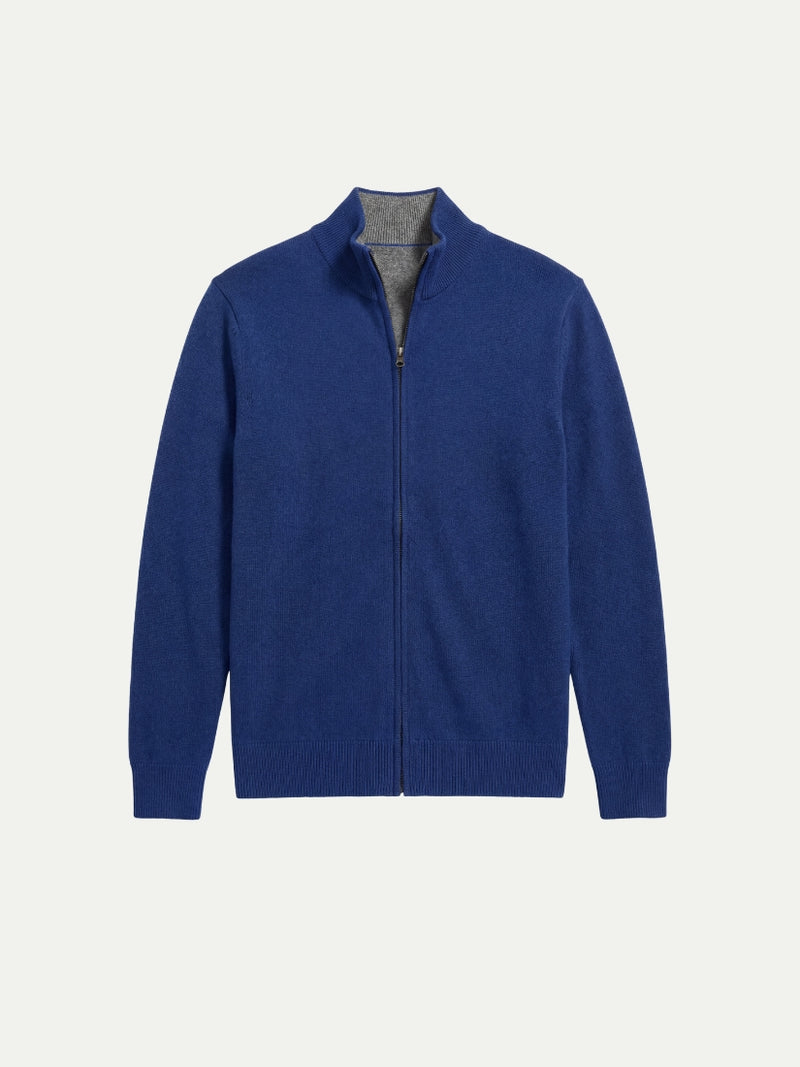 Sorrento Full-Zip Knit Blue