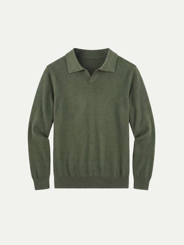 Venturi Knit Polo Green
