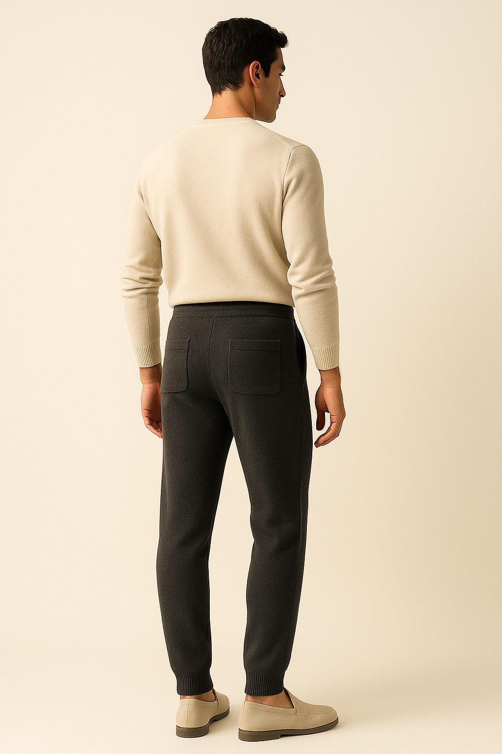 Sartore Cashmere Trousers Dark Grey 2
