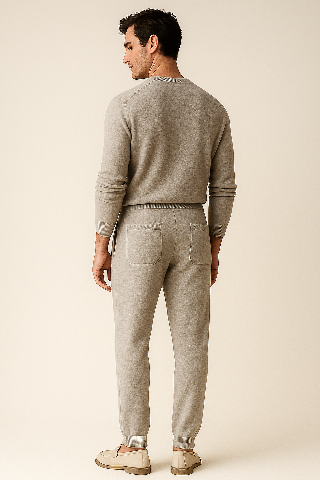 Sartore Cashmere Trousers Grey 2