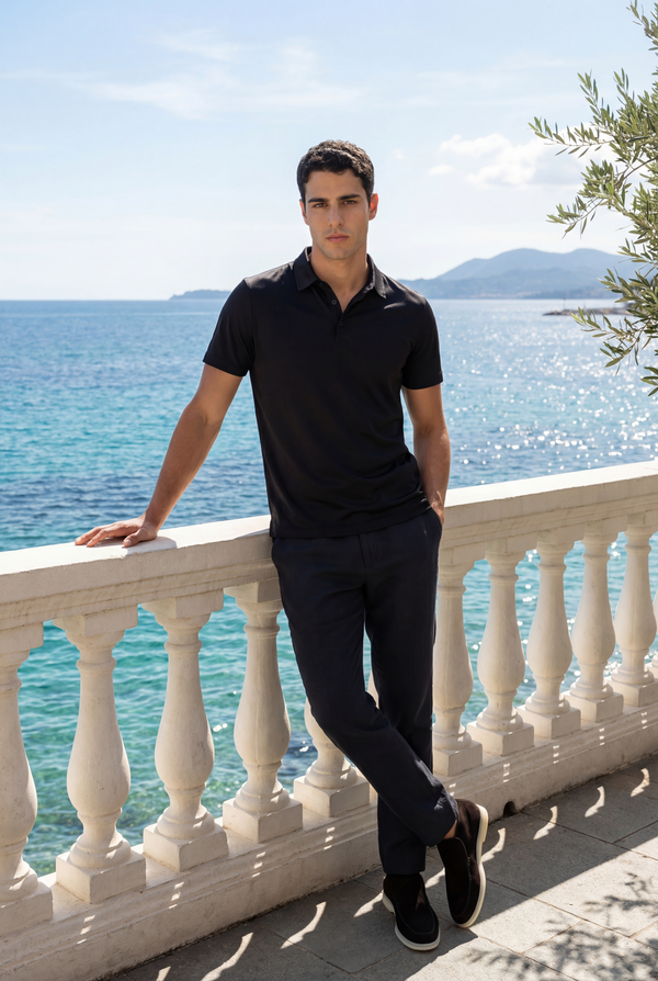 Portofino Polo Black
